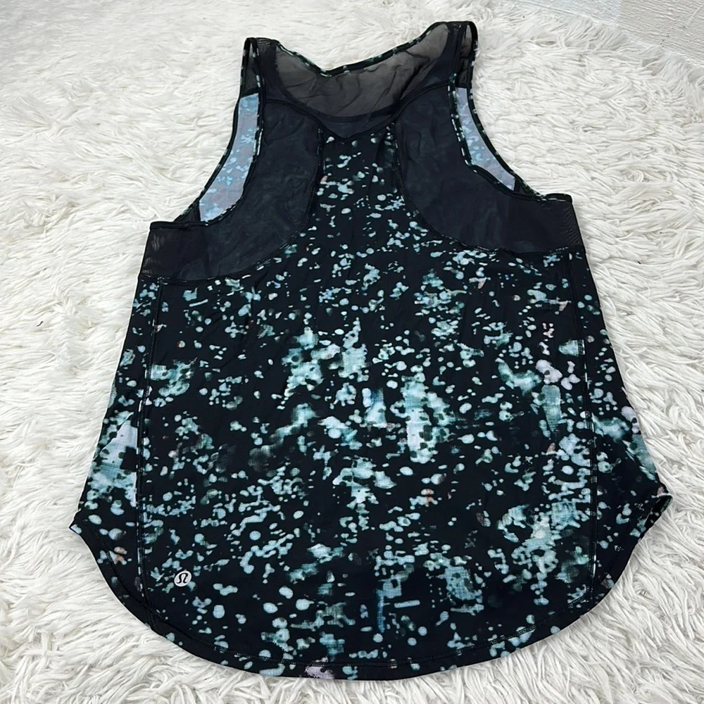 Lululemon Sculpt Tank II Pixel Haze Multi Black / Black